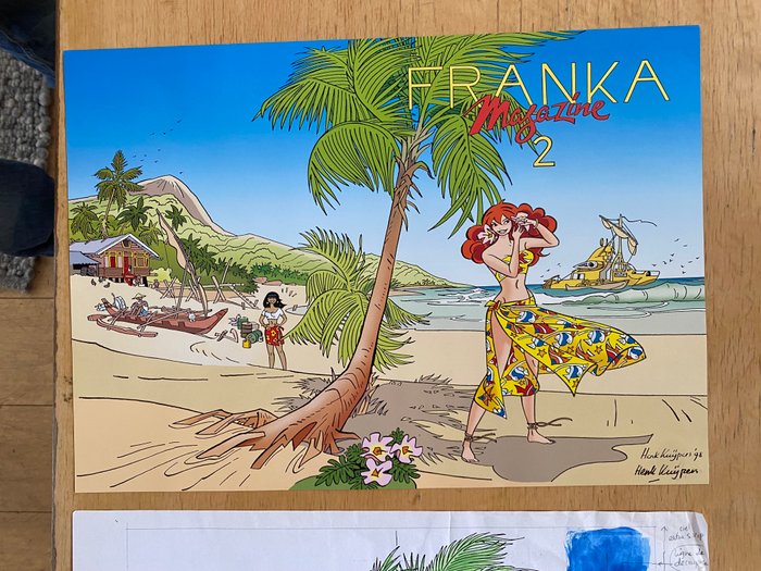 Franka - Franka Magazine 2 + Origineel inkleuring - 2 Print + magasin - 1997