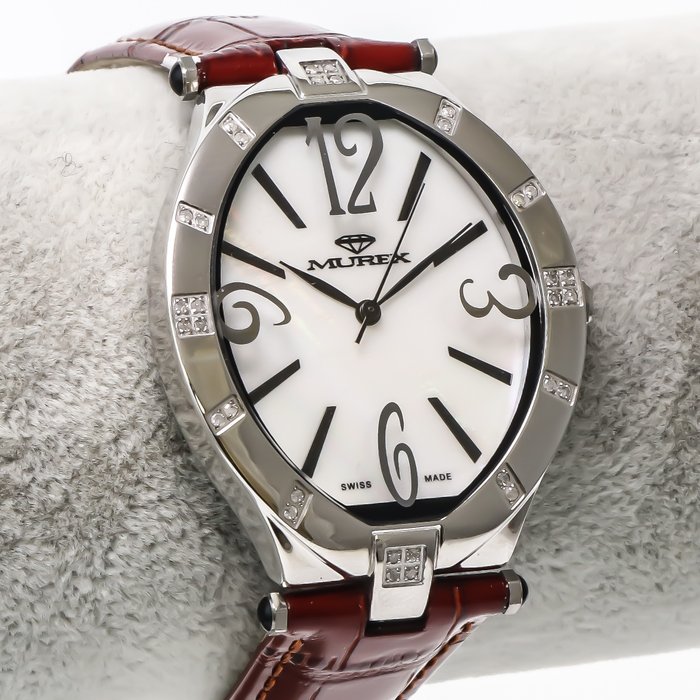 Murex - Swiss Diamond Watch - Red Strap - RSL815-SL-D-7 - Ingen mindstepris - Kvinder - 2011-nu