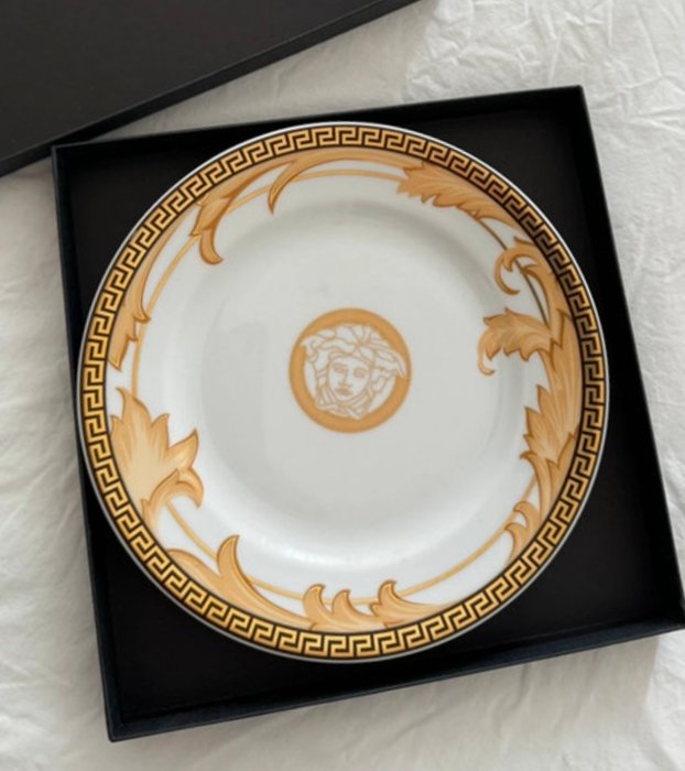 Rosenthal - Versace - Fad - arabesque champagne - Porcelæn