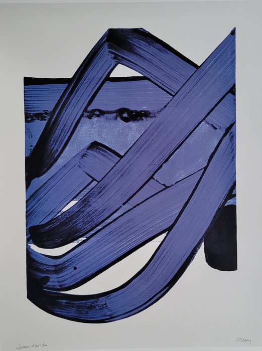 Pierre Soulages (1919-2022), (d'après) - Affiche Sérigraphie N°18