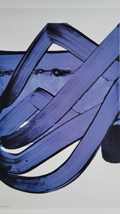 Pierre Soulages (1919-2022), (d'après) - Affiche Sérigraphie N°18 -