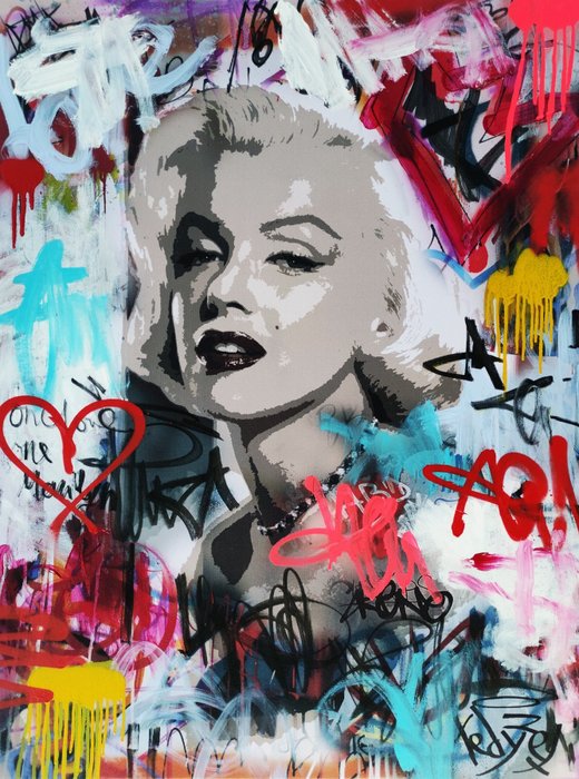 TedyZet (XX) - Graffiti Marilyn Monroe