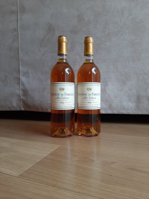 1996 Château de Fargues - Lur Saluces - Sauternes - 2 Flasker (075 L)