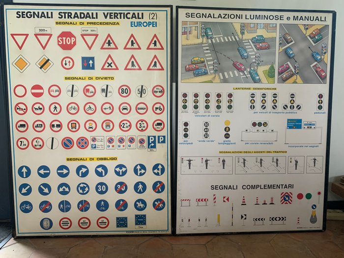 Plakette - Motorvejskodeskilt Stål/plast