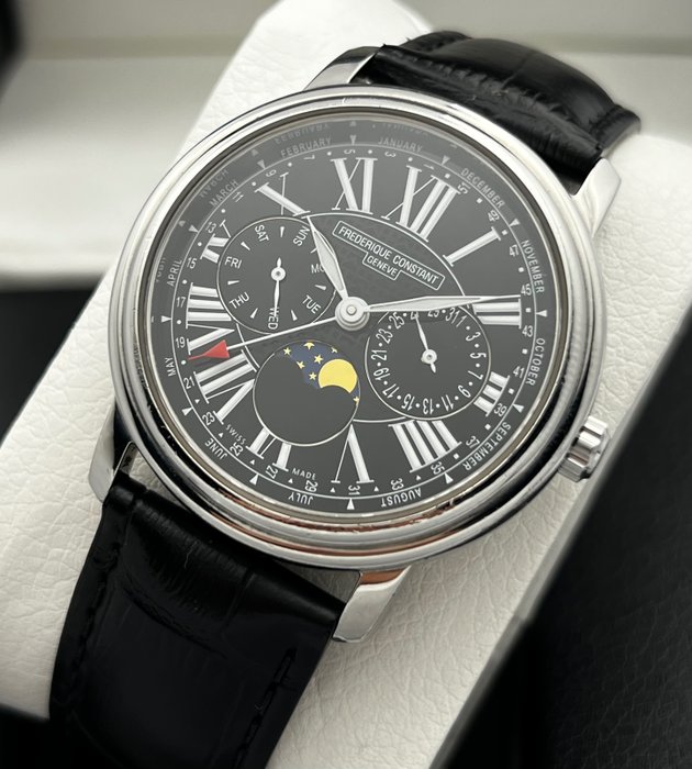 Frédérique Constant - Ingen mindstepris - Business Timer Triple Date Moonphase - FC270X3P4/5/6 - Mænd - 2000-2010