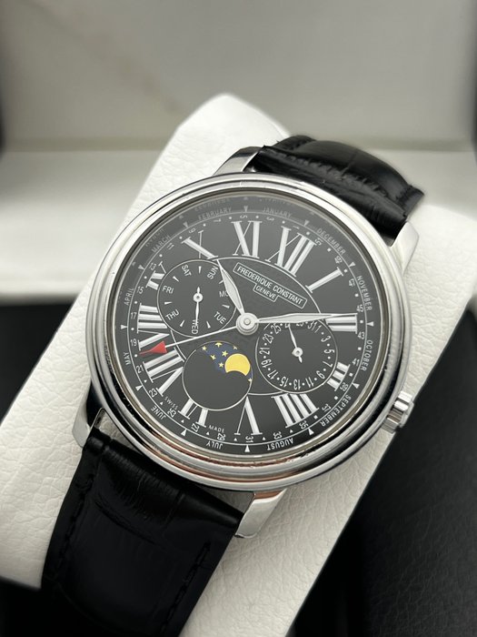 Frédérique Constant - Ingen mindstepris - Business Timer Triple Date Moonphase - FC270X3P4/5/6 - Mænd - 2000-2010