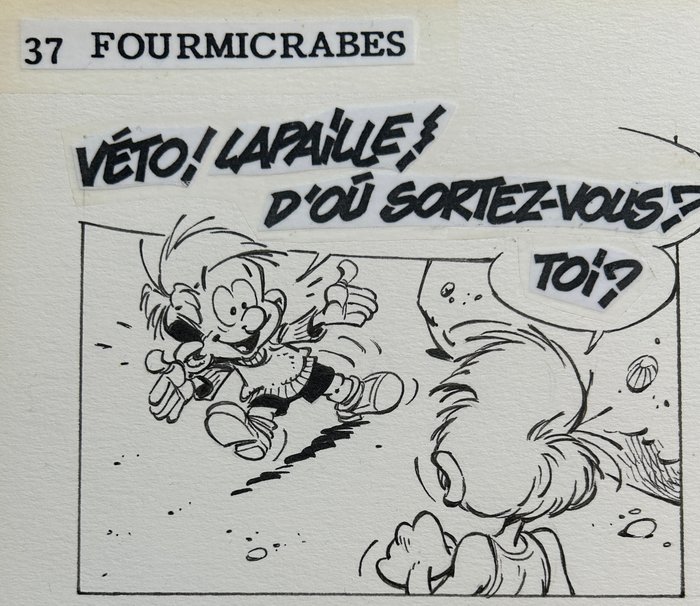 Seron Pierre - 1 Original page - Les Petits Hommes T33 - Les Fourmicrabes - 2001