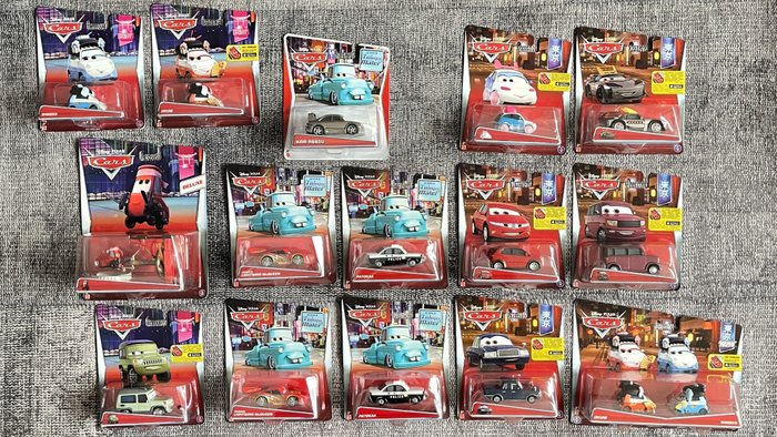 Disney Cars a large collection of 31 packs of Series: As Seen in Tokyo Mater, Cruisin' Tokyo, Italian Fountain