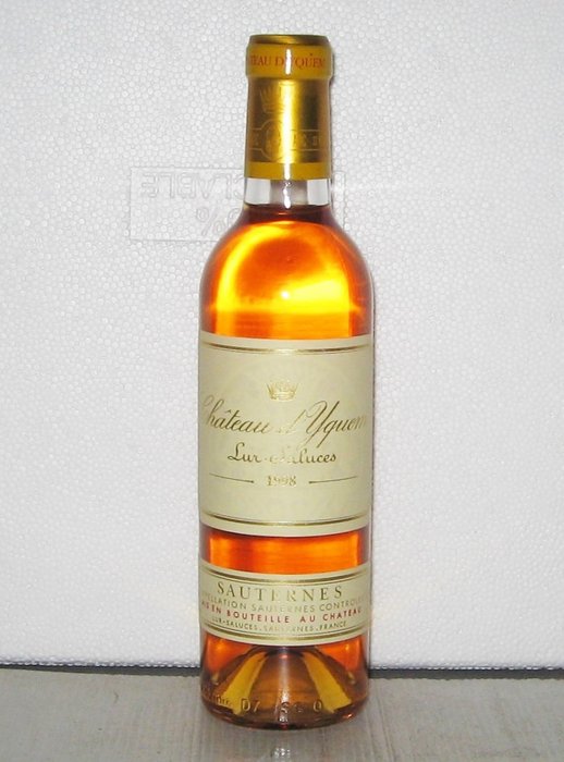 1998 Château d'Yquem - Sauternes 1er Cru Supérieur - 1 Halvflaske (0,375 L)