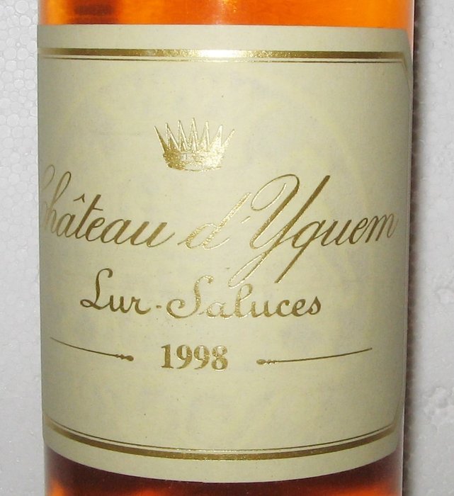 1998 Château d'Yquem - Sauternes 1er Cru Supérieur - 1 Halvflaske (0,375 L)