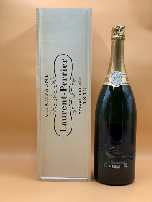 Laurent-Perrier, La Cuvée Brut - Champagne - 1 Dobbelt Magnum/Jeroboam (3,0 L)