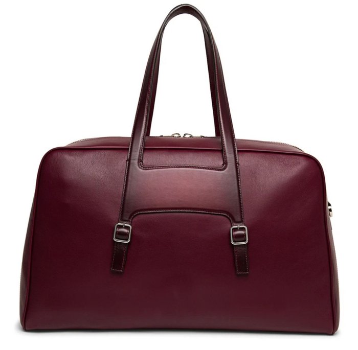 Santoni - Santoni Burgundy leather weekend bag 2150.00€ - Håndtaske