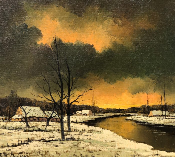 Rik Molsen(XX) - Winter landschap