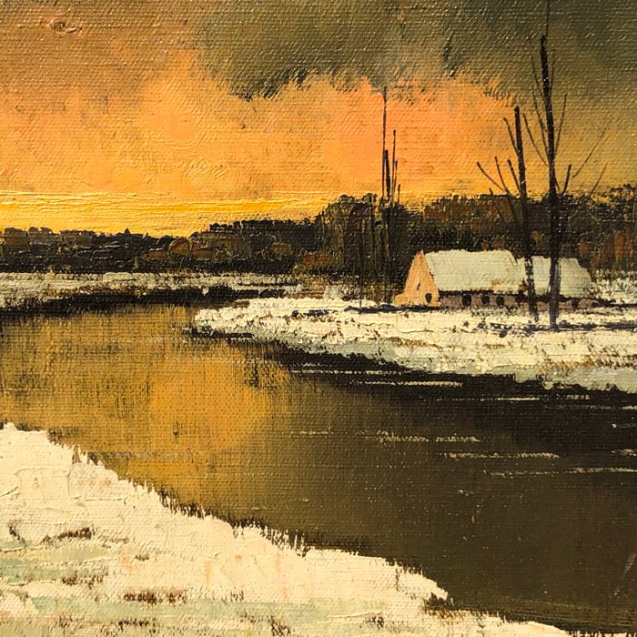 Rik Molsen(XX) - Winter landschap