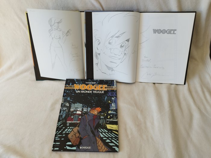 Woogee T1 à T3 + 2 dédicace - 3x C - 3 Albums - Første udgave - 1992/1996