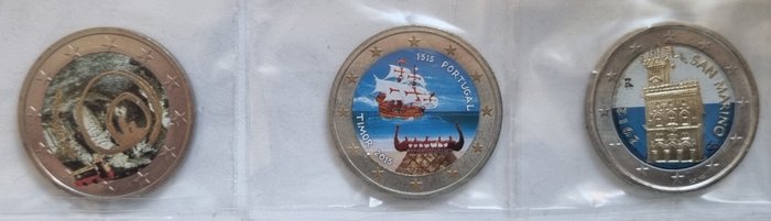 Europa. 2 Euro 2004/2015 (20 verschillende)  (Ingen mindstepris)