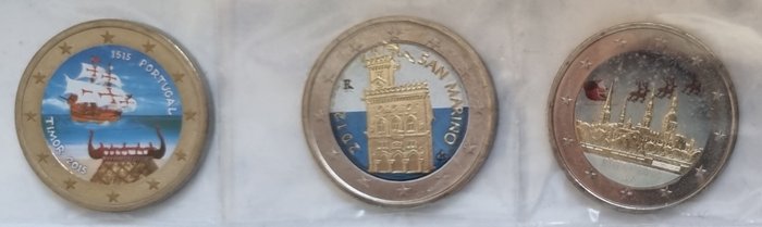 Europa. 2 Euro 2004/2015 (20 verschillende)  (Ingen mindstepris)