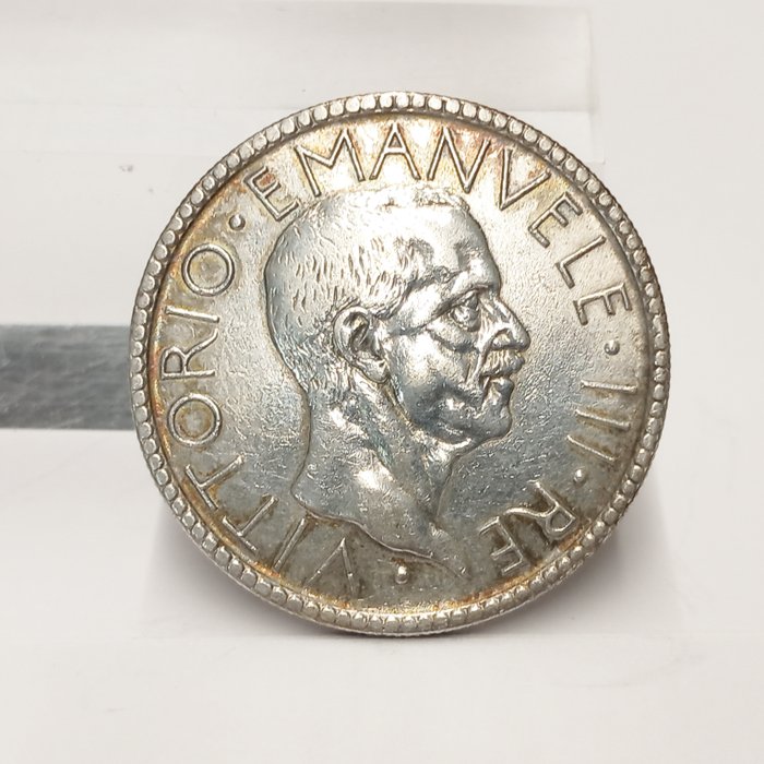 Italien Kongeriget Italien Vittorio Emanuele III di Savoia (1900-1946) 20 Lire Silber 1928 Jahr IV