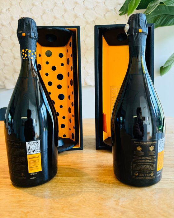 2008 Veuve Clicquot, La Grande Dame  2012 x Yayoi Kusama - Champagne - 2 Flasker (0,75 L)