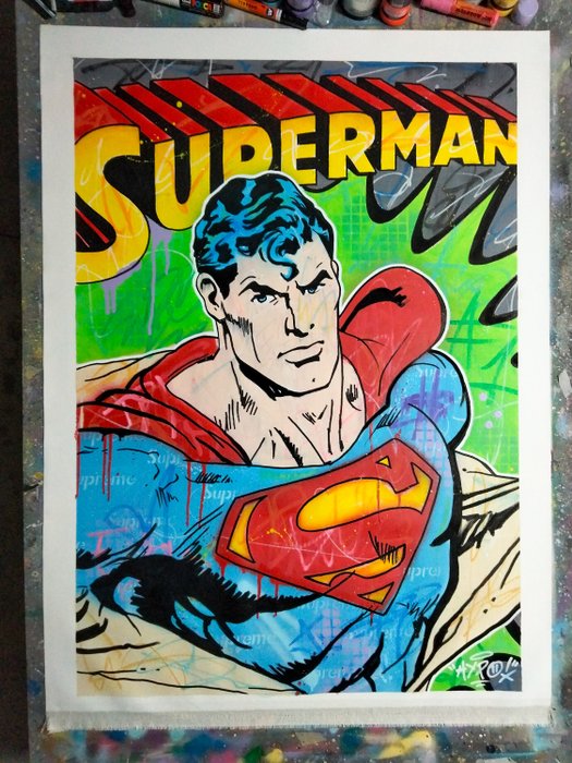 Hipo (1988) - Superman X Supreme (Original artwork)