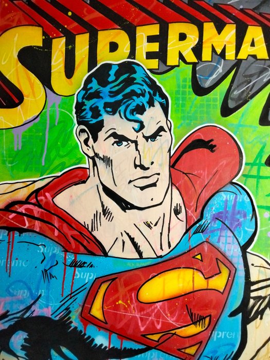 Hipo (1988) - Superman X Supreme (Original artwork)