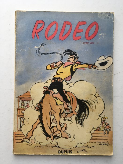 Lucky Luke 2 - Rodeo - 1 Album - Første udgave - 1950