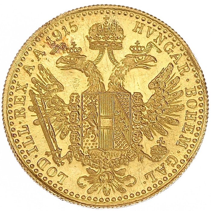 3,49 grams - Guld 980 - Ducat Austria 1915 - 986‰