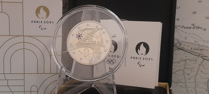 Frankrig. 2 Euro 2024 "La Tour Eiffel Danse" Proof  (Ingen mindstepris)