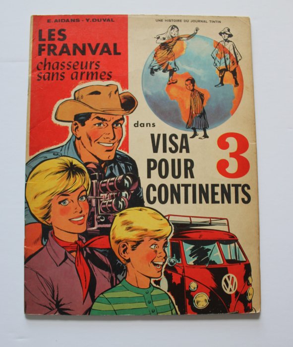 Les Franval T2-T3-T4-T6 - 4x B - 4 Albums - Første udgave - 1966/1970