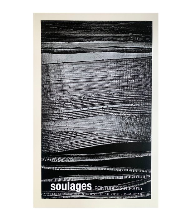 Pierre Soulages - Peintures Galerie Karsten Greve