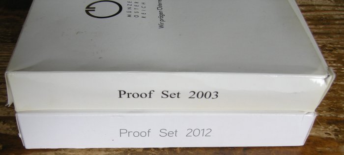 Østrig Proof Set 2003/2012 (2 sets)  (Ingen mindstepris)