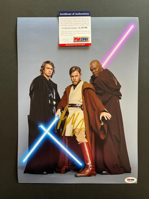 Star Wars Episode III: Revenge of the Sith, Ewan McGregor (Obi Wan) - Signed in Person - with PSA/DNA Certificate - Autograph, photo - No Reserve!