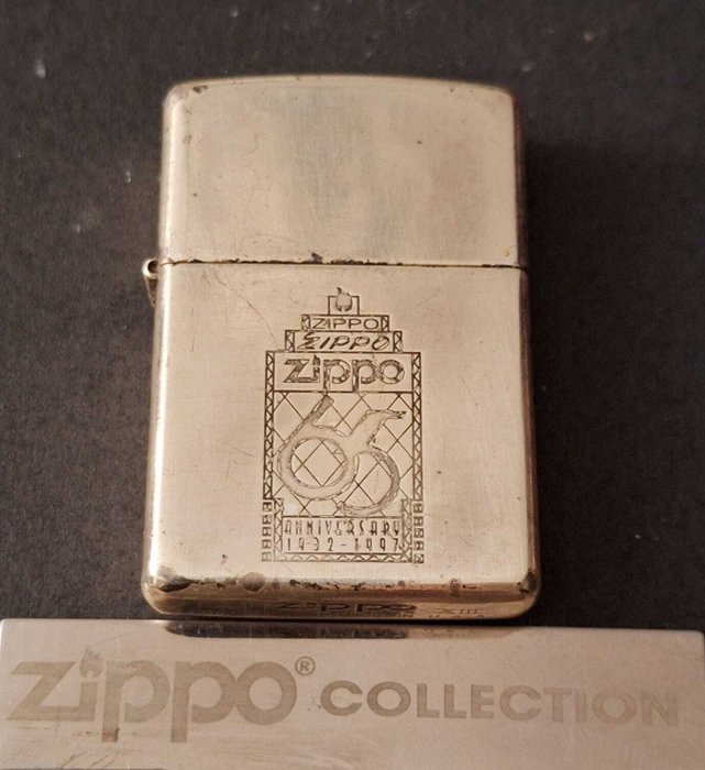 Zippo, 65th Año 1997 Mes Enero - Lighter - Stål