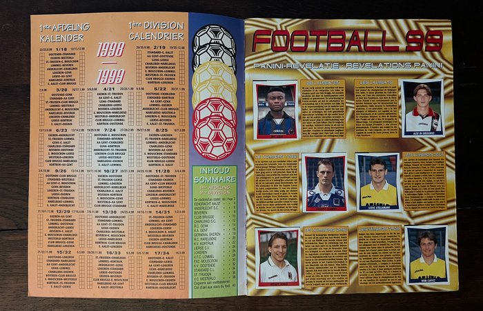 Panini - Football 99 Belgium - 1 Complete Album