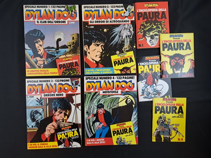 Dylan Dog - Special con Allegati, Almanacco della Paura, Crossover e Maxi - 55 Comic - Første udgave - 1987/2007