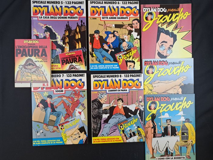 Dylan Dog - Special con Allegati, Almanacco della Paura, Crossover e Maxi - 55 Comic - Første udgave - 1987/2007