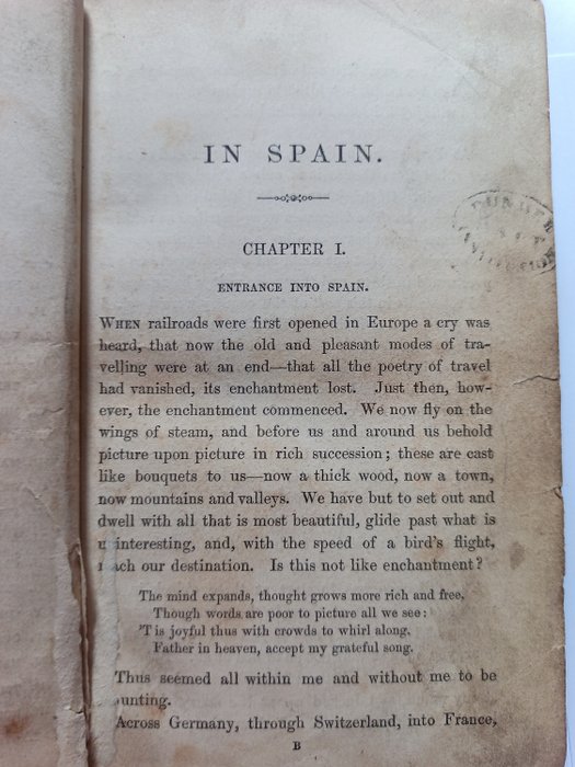 Hans Christian Andersen - In Spain - 1864