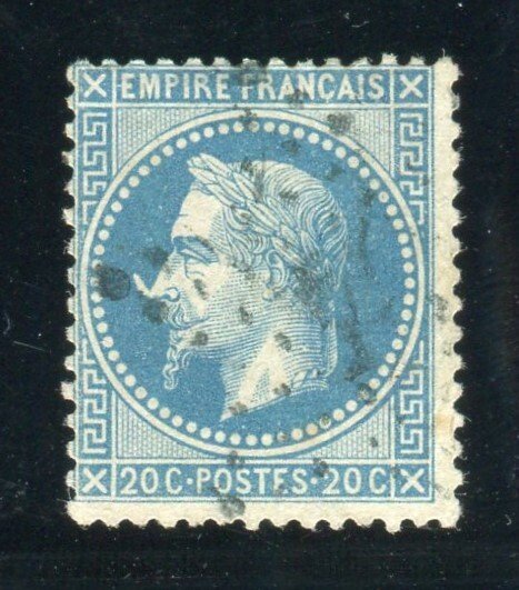 Frankrig 1870 - Superbe  Rare n° 29Bb - Variété à la Corne - Cachet Etoile 34