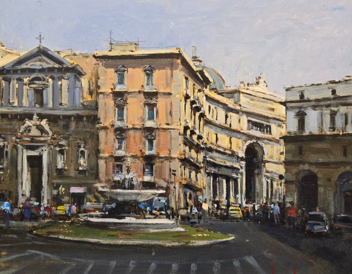 Andrea Patrisi (1954) - Piazza Trieste e Trento Napoli - NO RESERVE