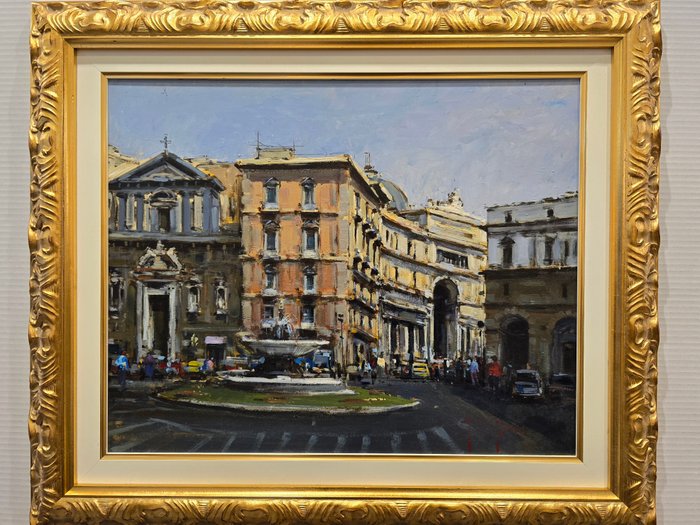 Andrea Patrisi (1954) - Piazza Trieste e Trento Napoli - NO RESERVE