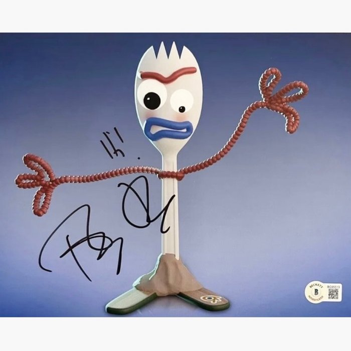 Disney/Pixar - Toy Story 3 - Signed by Tony Hale (Forky)