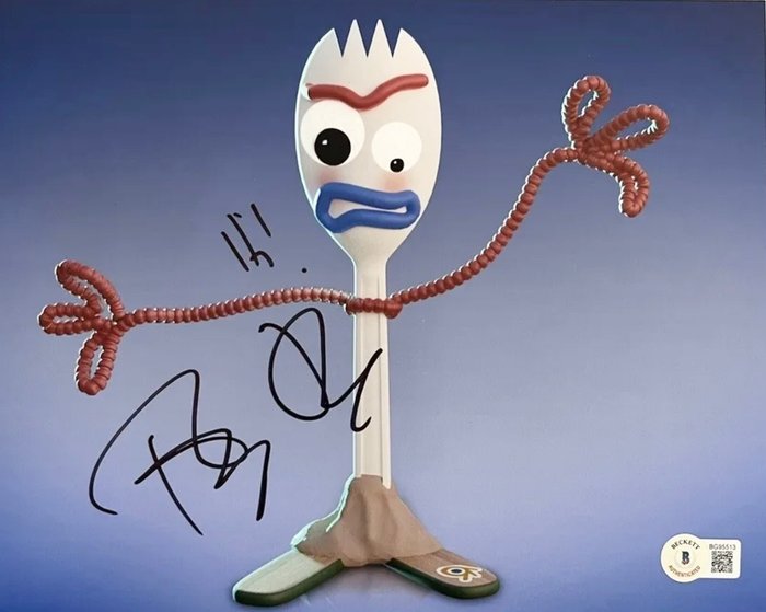 Disney/Pixar - Toy Story 3 - Signed by Tony Hale (Forky)