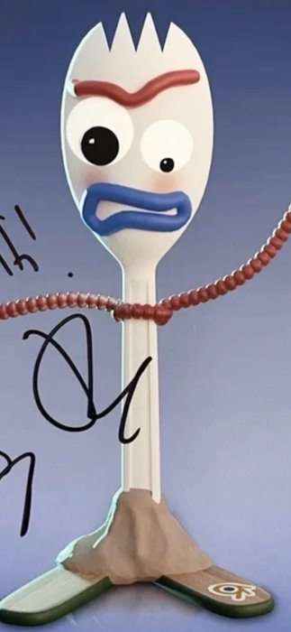 Disney/Pixar - Toy Story 3 - Signed by Tony Hale (Forky)