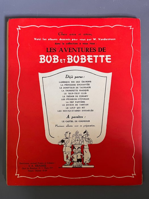 Bob et Bobette T6 - Le Teuf Teuf Club - B - 1 Album - Genoptryk - 1955