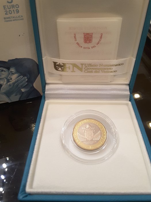 Vatikanstaten. 5 Euro 2019 "XXXIV Giornata Mondiale Della Gioventù" Proof  (Ingen mindstepris)