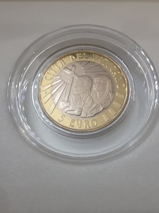 Vatikanstaten. 5 Euro 2019 "XXXIV Giornata Mondiale Della Gioventù" Proof  (Ingen mindstepris)