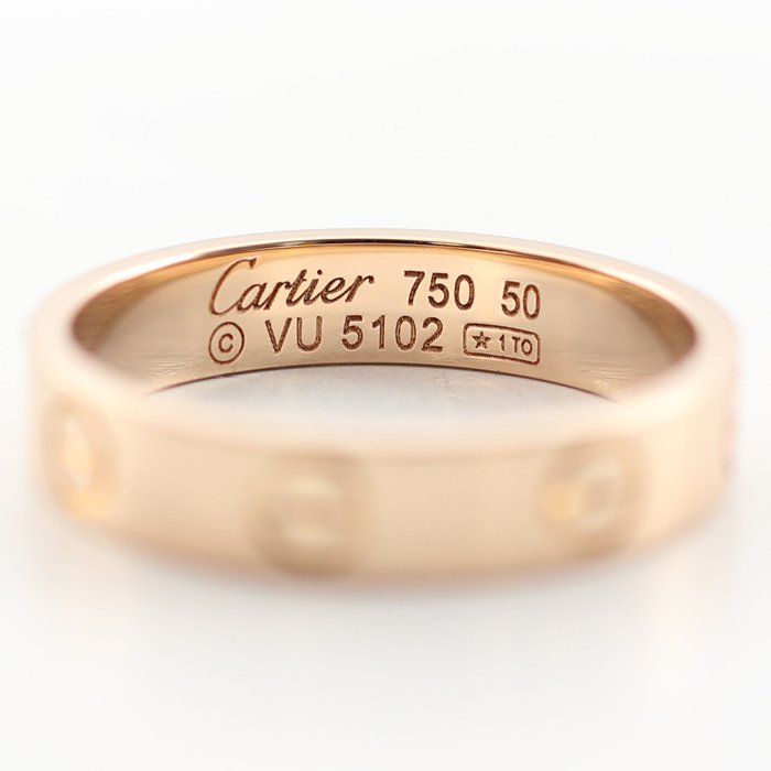 Cartier - Ring - Love wedding band ring - 18 kraat Rosaguld