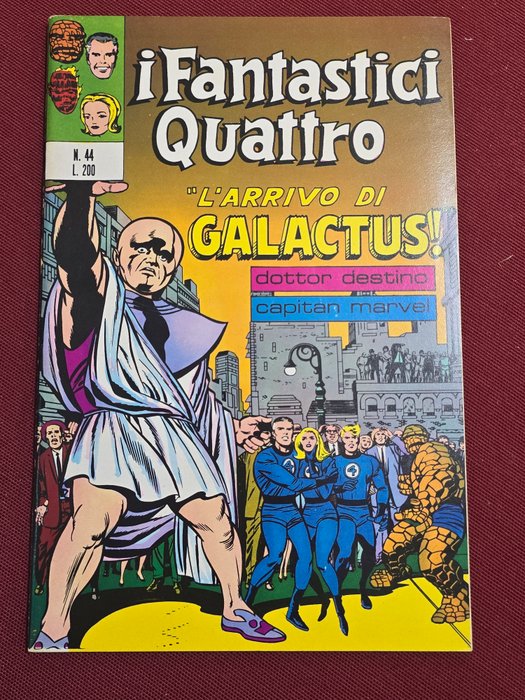 I Fantastici Quattro n 44 - originale - prima apparizione Galactus  e Silver Surfer - 1 Comic - Første udgave