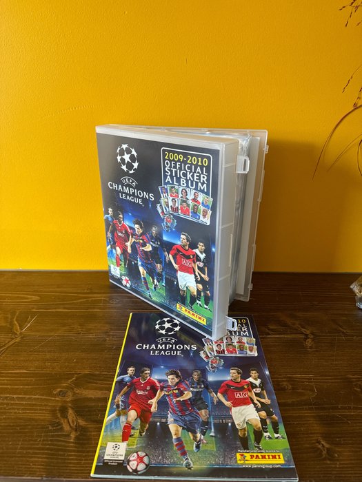 Panini - Champions League 2009/10 - Cristiano Ronaldo Lionel Messi - 1 Empty album + complete loose sticker set