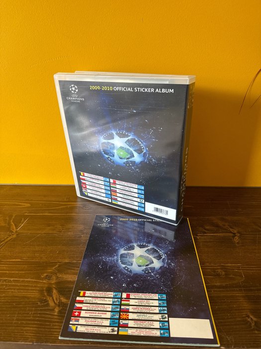 Panini - Champions League 2009/10 - Cristiano Ronaldo Lionel Messi - 1 Empty album + complete loose sticker set